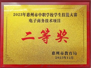 2023年惠州市只职学校学生技能大赛电子商务技术项目